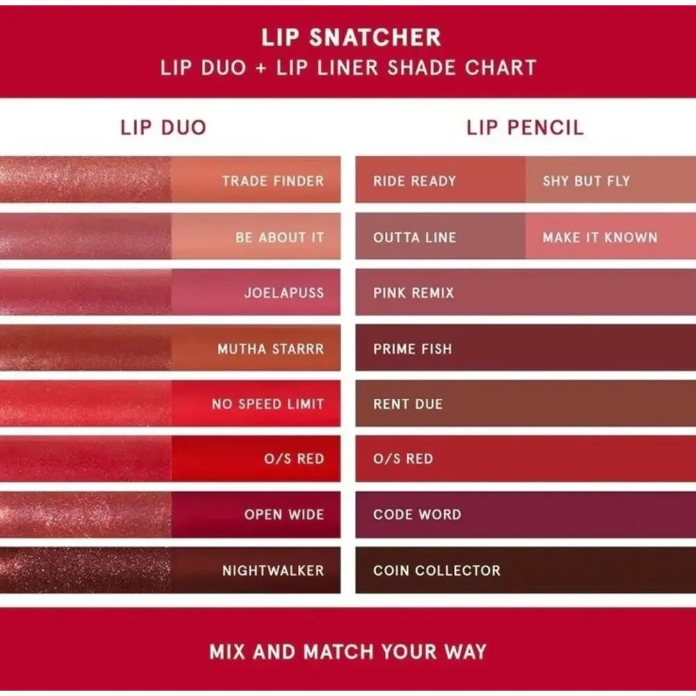 One/Size -Lip Snatcher- Velvet Flex Cream & Cushion Gloss Lip Duo - Mutha Starrr